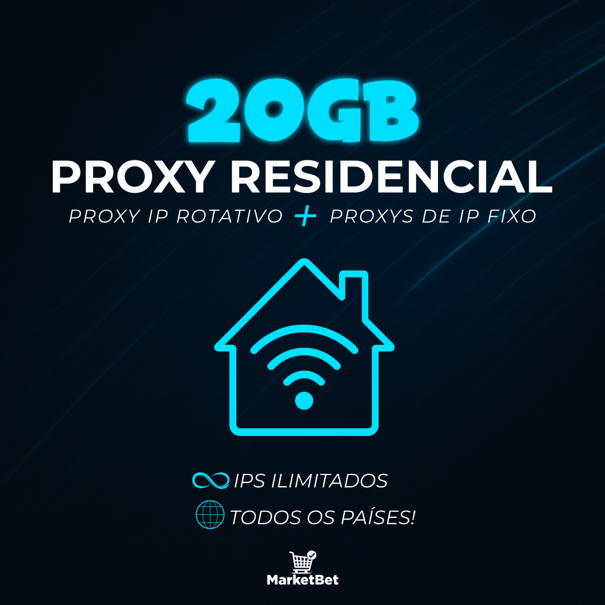 Proxy Residencial 20GB