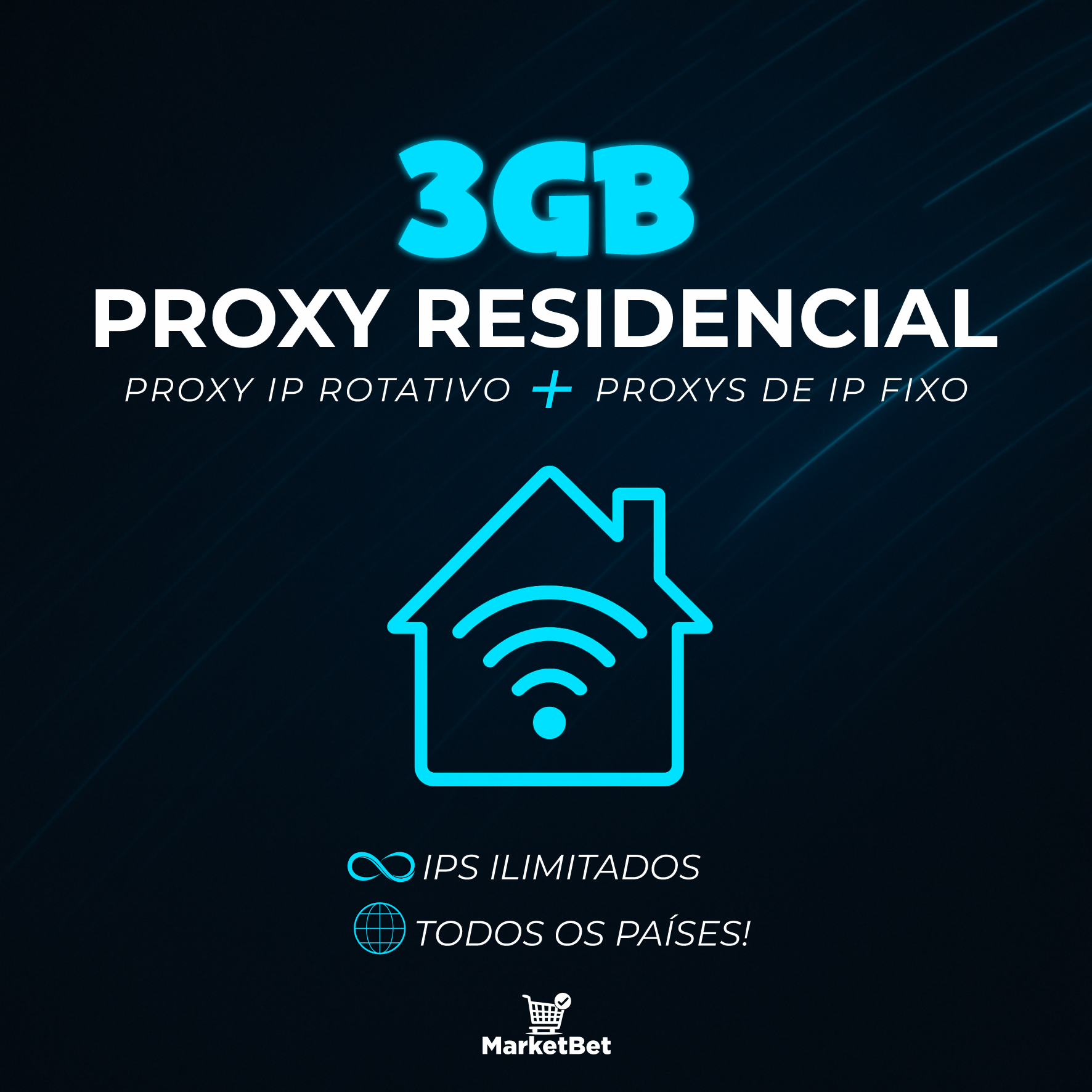 Proxy Residencial 3GB
